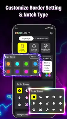 Edge Lighting LED Borderlight android App screenshot 1